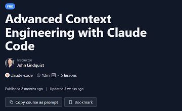 Изображение курса Расширенные техники работы с контекстом в Claude Code