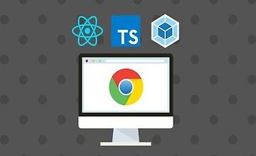 React и TypeScript: Разработка Расширений для Chrome  logo