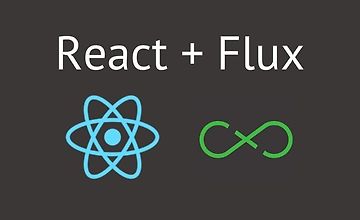 React: Flux Aрхитектура (ES6) logo