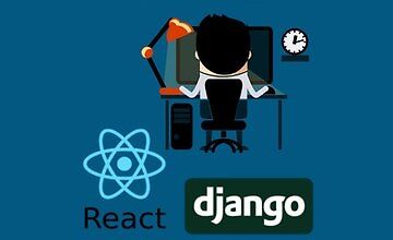 Изображение курса React и Django Full Stack: веб-приложение, бэкэнд-API, мобильные приложения