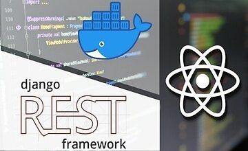 React и Django: Практическое Руководство c Docker logo