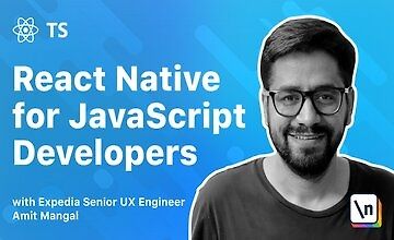 React Native для разработчиков JavaScript, использующих TypeScript logo