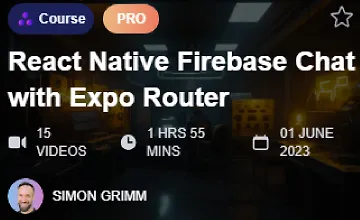 Изображение курса React Native Firebase Чат с Expo Router