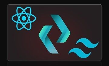 React - Tailwind CSS Портфолио проект с нуля logo