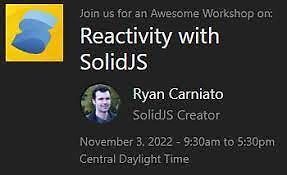 Реактивность с SolidJS