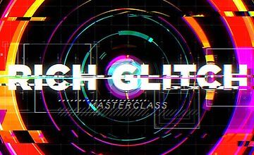 Изображение курса Rich Glitch (Эффект искажения) в Adobe After Effects