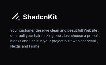 Изображение курса ShadcnKit: Универсальные компоненты для Shadcn UI