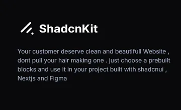 Изображение курса ShadcnKit: Универсальные компоненты для Shadcn UI
