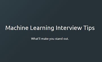 Собеседования по машинному обучению: Советы logo