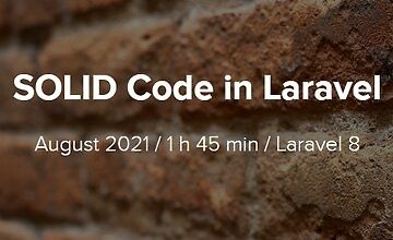 Solid код в Laravel logo