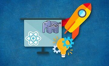 Создание административной панели на React.js + PHP logo