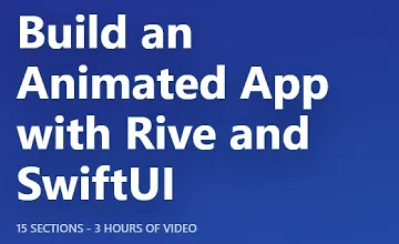 Изображение курса Создание анимированного приложения с Rive и SwiftUI