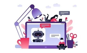 Изображение курса Создание чат-бота для веб-сайта с React и Node.js