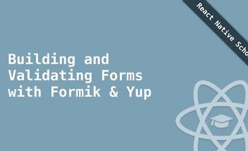 Создание и проверка форм с помощью Formik и Yup logo