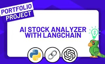 Создание ИИ-аналитика акций с использованием ChatGPT, Python и LangChain logo