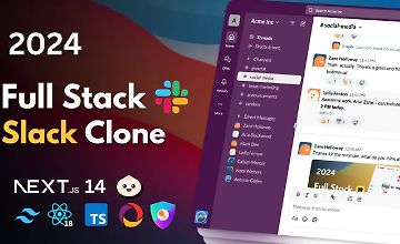 Изображение курса Создание клона Slack