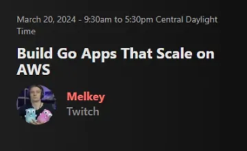 Изображение курса Создание масштабируемых приложений на Go в облачной среде AWS