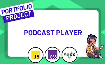 Изображение курса Создание подкаст-плеера с JavaScript, CSS и Node.js