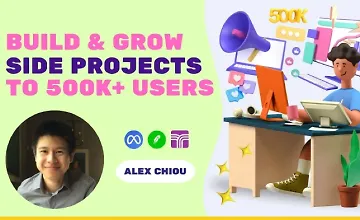 Изображение курса Создание сайд-проектов с аудиторией 500k+ пользователей: от запуска до роста