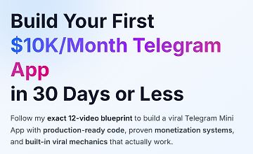 Изображение курса Создание вирусных приложений для Telegram