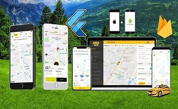 Flutter и Firebase: Создайте Собственное Приложение UBER logo