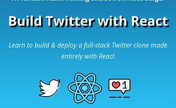 Изображение курса Создайте Twitter с помощью React