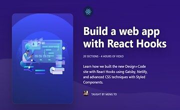 Создайте веб-приложение с помощью React Hooks
