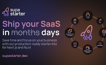 Supastarter: Всё необходимое для разработки SaaS на Next.js logo