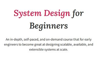 Изображение курса System Design для начинающих