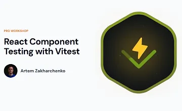Изображение курса Тестирование компонентов React с помощью Vitest