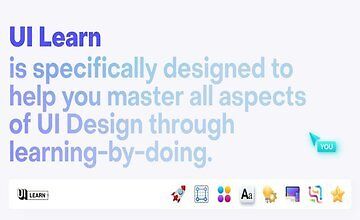 Изображение курса UI Learn. Изучите UX/UI-дизайн