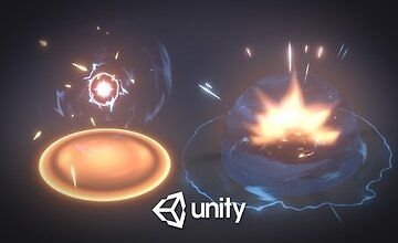 Изображение курса Unity VFX Graph - От начального к среднему уровню