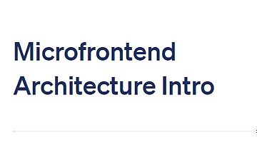 Введение в архитектуру микрофронтендов logo