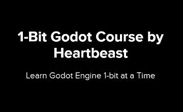 Изображение курса 1-битный курс Godot от Heartbeast