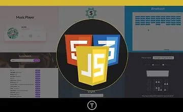 Изображение курса 20 веб-проектов с использованием Vanilla JavaScript