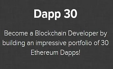 Изображение курса 30 децентрализованных приложений Ethereum с Solidity, Truffle и Web3