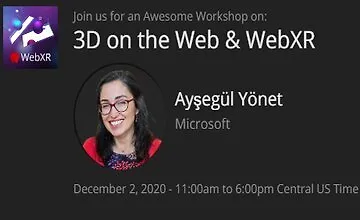 Изображение курса 3D в Web и WebXR