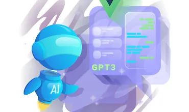 Изображение курса AI Chat Bot с использованием Vue.js и GPT-4