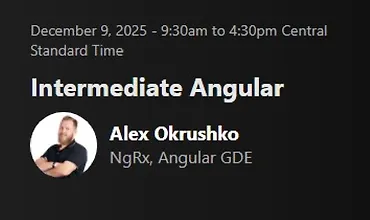 Изображение курса Angular: уровень Intermediate