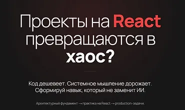 Изображение курса Архитектура Frontend'a для React разработчиков
