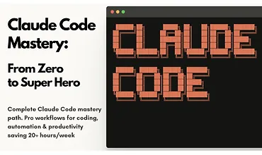 Изображение курса Claude Code с нуля до профи: путь супергероя