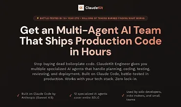 Изображение курса ClaudeKit — Выпускайте продакшн-фичи за часы, а не недели