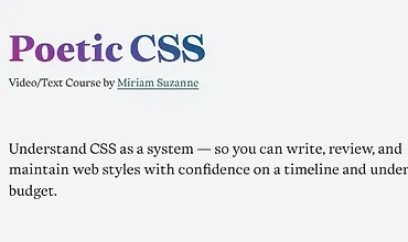 Изображение курса CSS как искусство