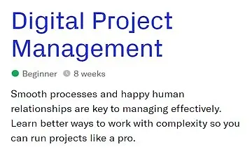 Изображение курса Digital Project Management