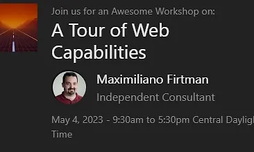 Изображение курса Экскурсия по возможностям веба