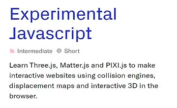 Изображение курса Экспериментальный Javascript
