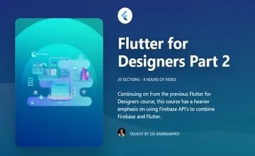 Изображение курса Flutter для дизайнеров, часть 2
