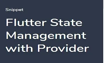 Изображение курса Flutter - Управление состоянием с Provider