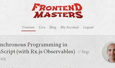 Изображение курса Асинхронное программирование в JavaScript (с rx.js)