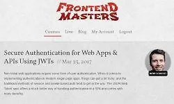 Изображение курса Аутентификации для веб-приложений и API-интерфейсов с помощью JWT